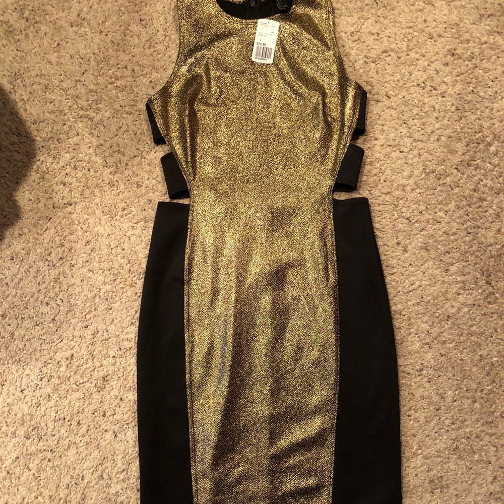 Large forever 21 colorblock midi dress